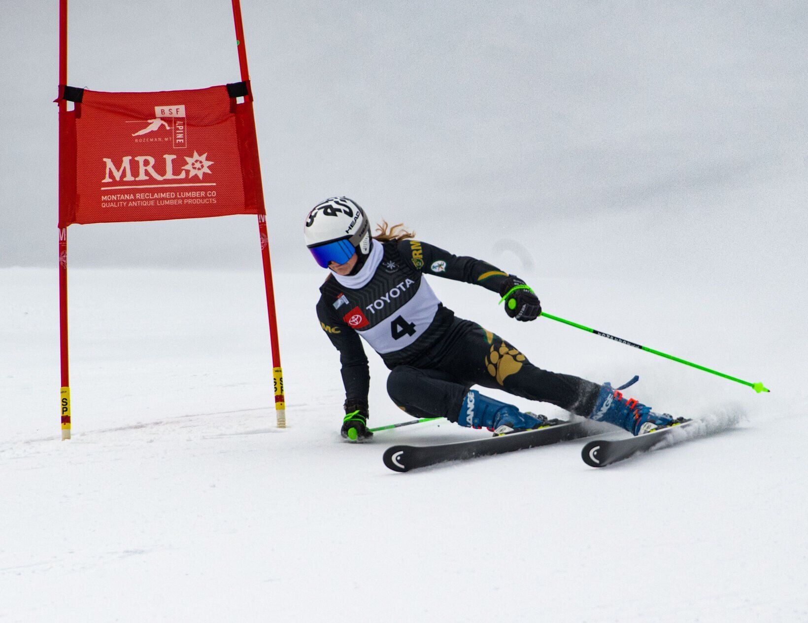 Rocky Mountain College Ski competes at Predator Cup at Bridger Bowl